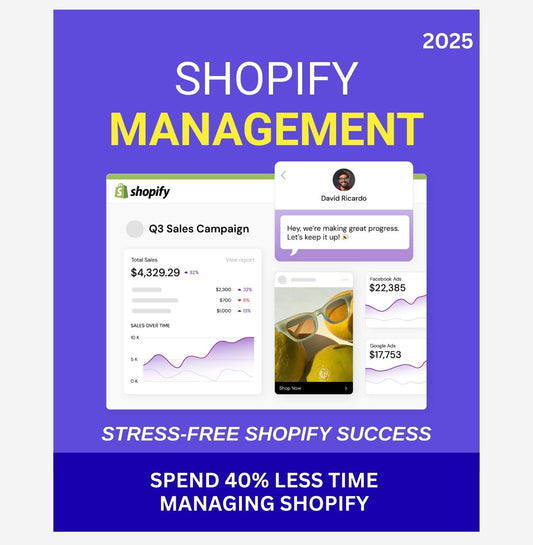 🚀 Shopify DTC Account Support Services