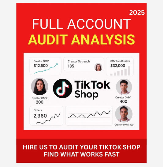 🏆 TikTok Shop Audit Account Service