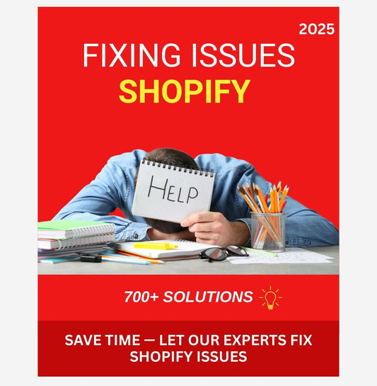 Shopify Platform - Troubleshooting - $150 Per hour (2hr min)