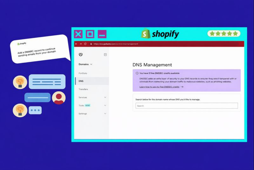 SOP: Shopify, Add DMARC record