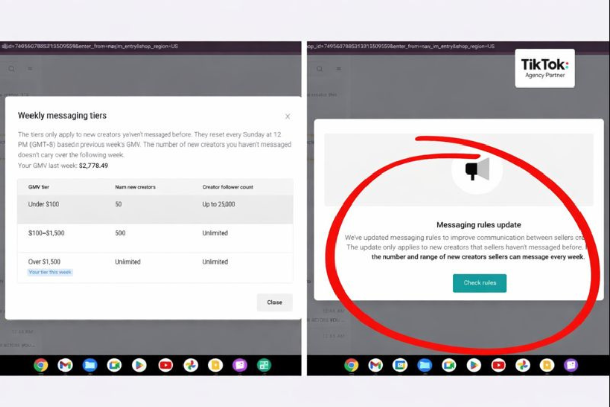TikTok Shop: Weekly Messaging Tier  Policy for June 2024
