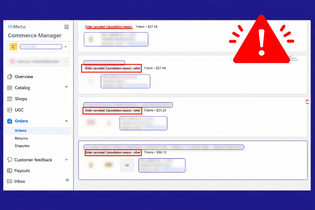 Troubleshooting: Facebook Shop Orders Auto Cancelling