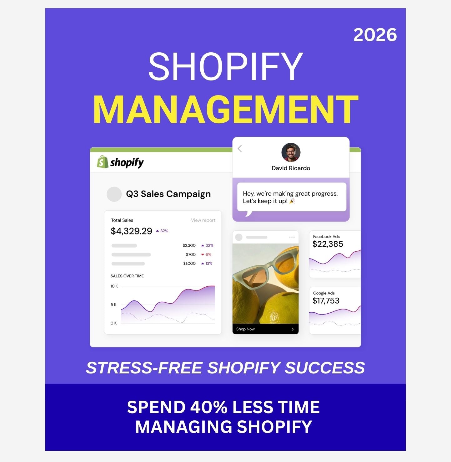 🚀 Shopify DTC Account Support Services
