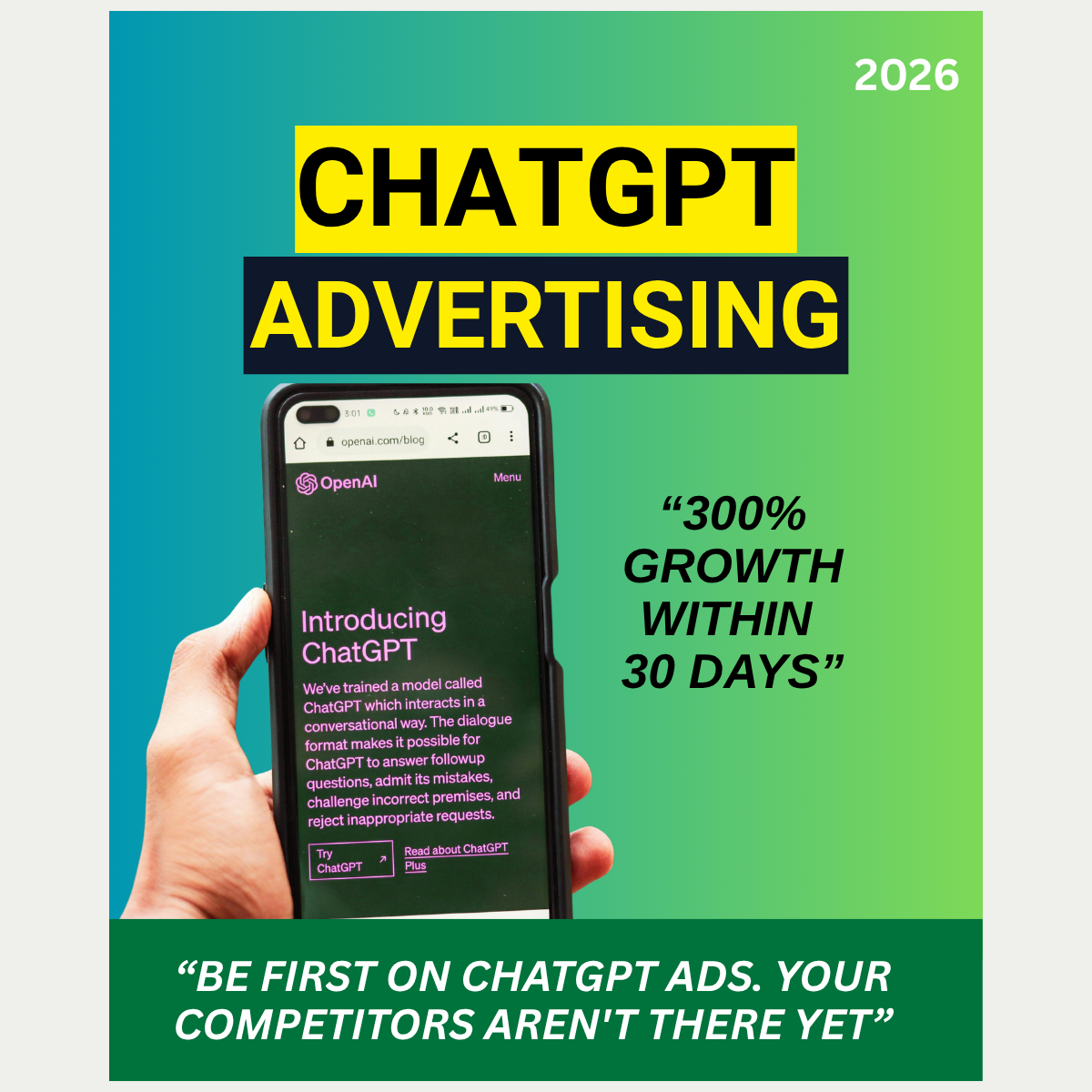 Chatgpt Advertising Management