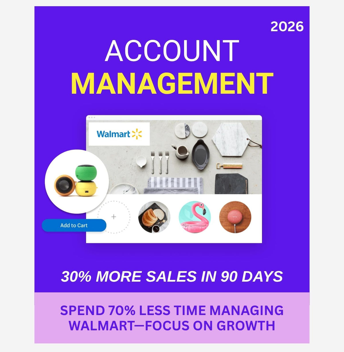 Account Management Services for Walmart Marketplace